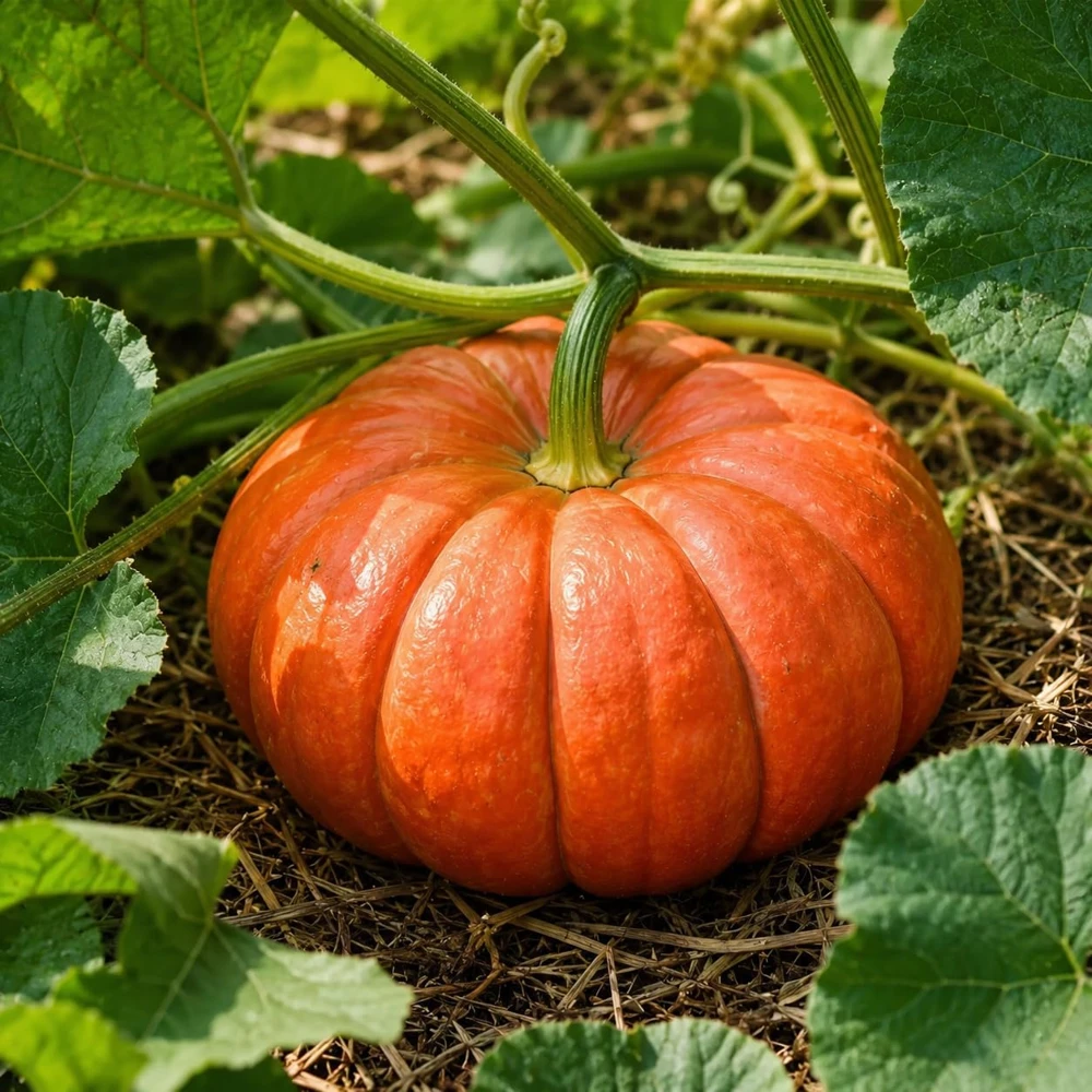 Pumpkin Plant Live, Winter Squash Vegetable, 2-4 Inch Tall - Image 1