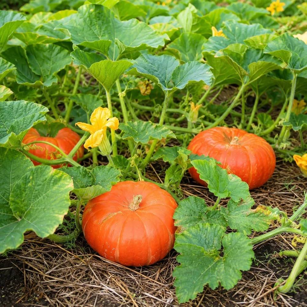 Pumpkin Plant Live, Winter Squash Vegetable, 2-4 Inch Tall - Image 6