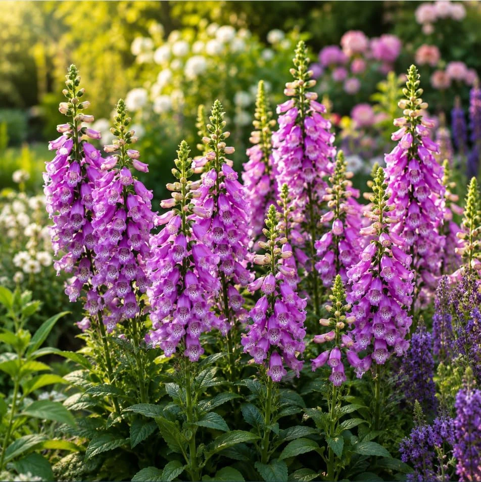 Purple Foxglove Live Plant – Hardy Perennial, 2-4 Inch Tall, 3 Inch Pot - Image 3
