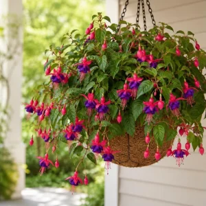 Purple Fuchsia Plant Live, 4-6 inch Tall, 6 Inch Pot, Home Garden Flower - Image 6