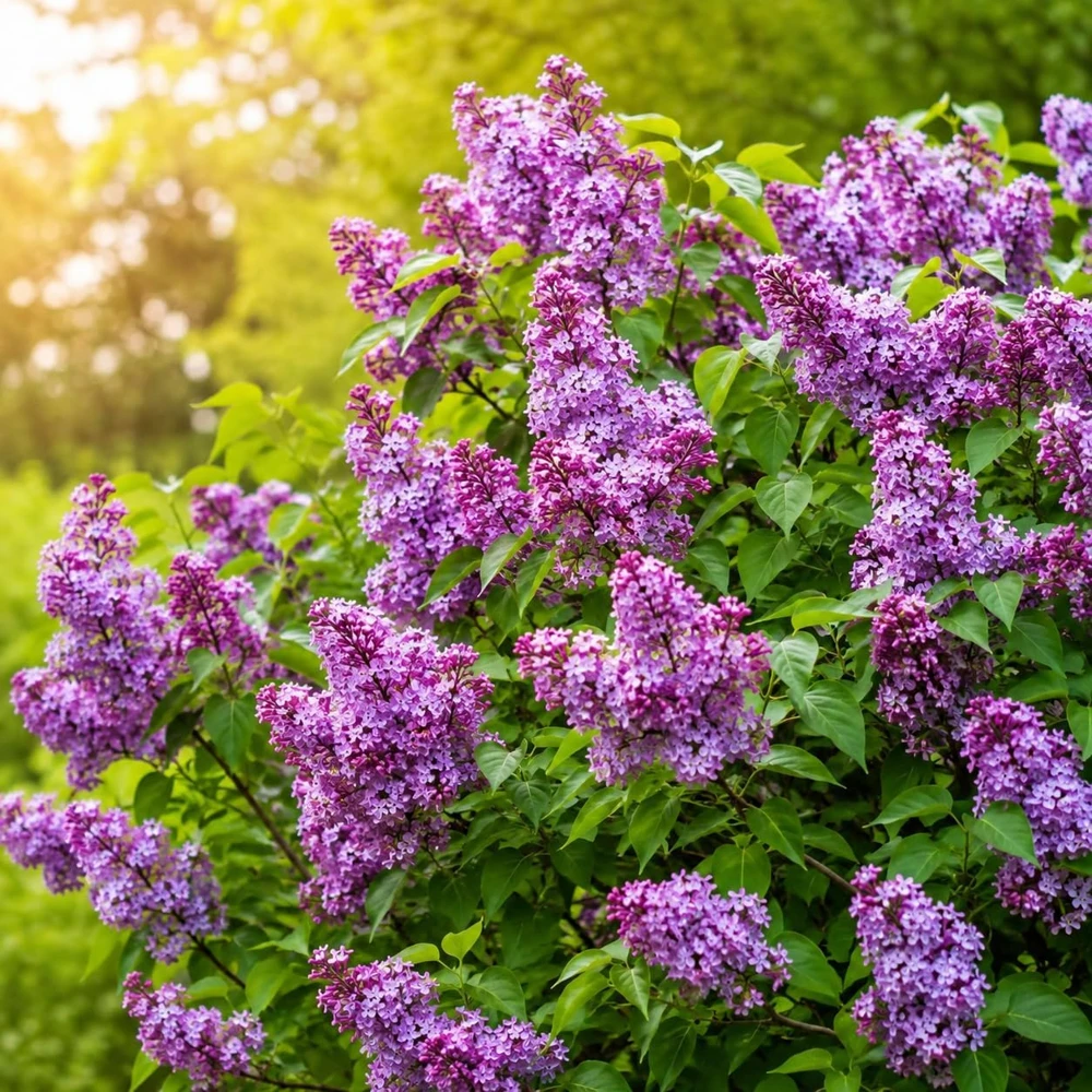 Purple Lilac Live Plant, Fragrant Flowering Shrub, 3-5 Inch Tall, 4 Inch Pot - Image 5