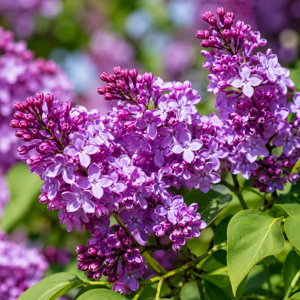 Purple Lilac Live Plant, Fragrant Flowering Shrub, 3-5 Inch Tall, 4 Inch Pot - Image 6