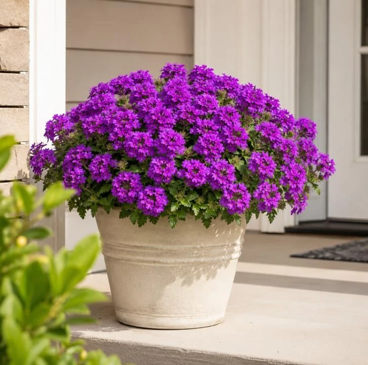 Purple Verbena Live Plants - 2 Pots, 4-6 Inch Tall, Outdoor & Indoor Garden Flower - Image 7