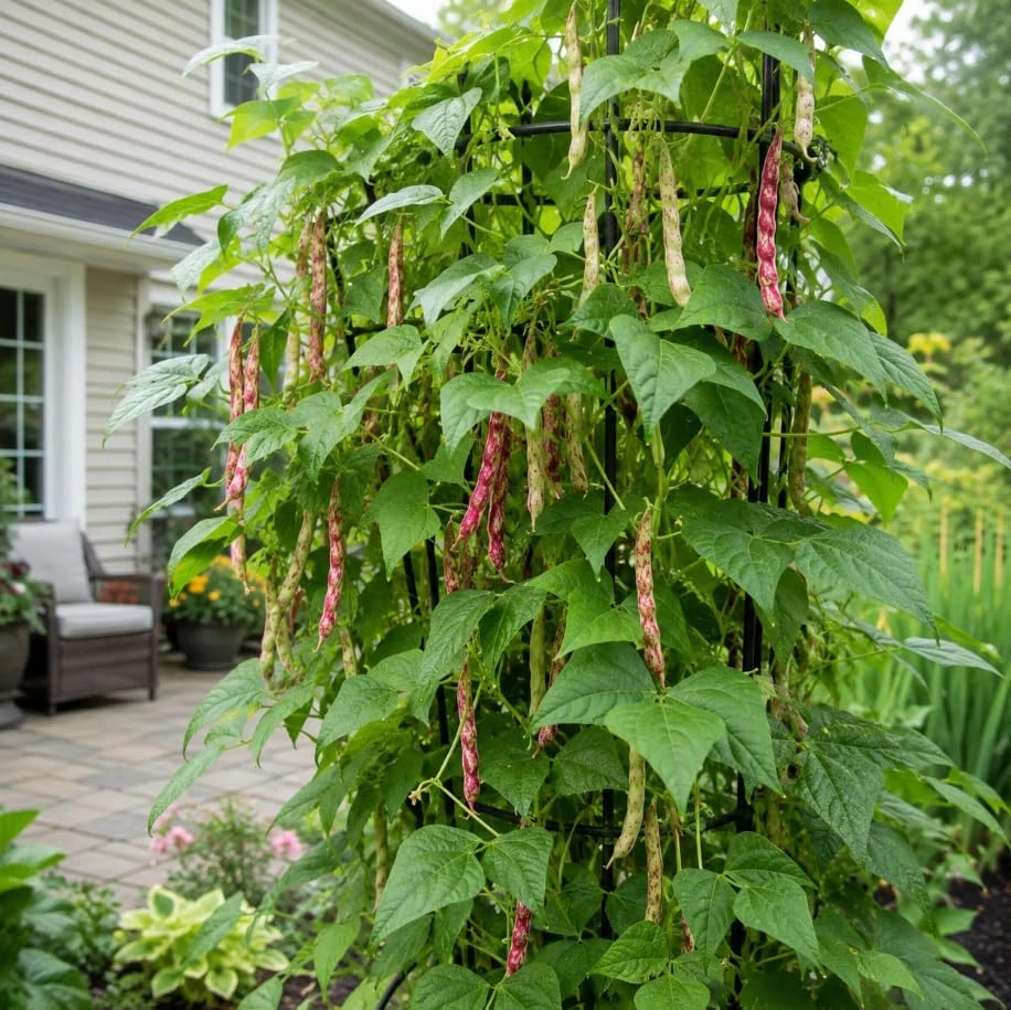 Red Bean Live Plant - 3-5" Tall, 4" Pot - Vegetable Starter for Outdoor Garden - Image 6
