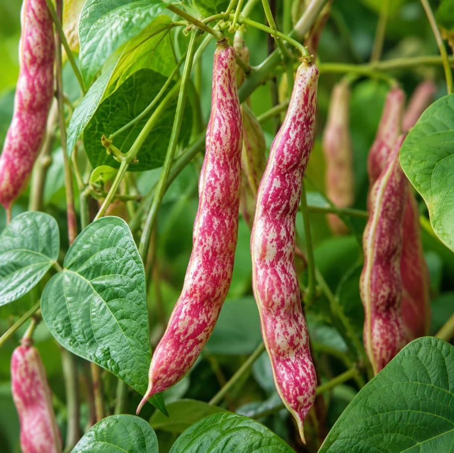 Red Bean Live Plant - 3-5" Tall, 4" Pot - Vegetable Starter for Outdoor Garden - Image 7