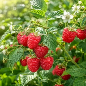 Red Raspberry Plant Live for Planting, Sweet Berries Raspberry Fruit Tree, Red Raspberry Bushes Live Plants, 2-5 inch Tall - Image 5