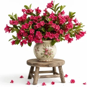 Red Weigela Live Plant – Blooming Shrub, 6-12 Inch Tall, Quart Pot, Outdoor - Image 1