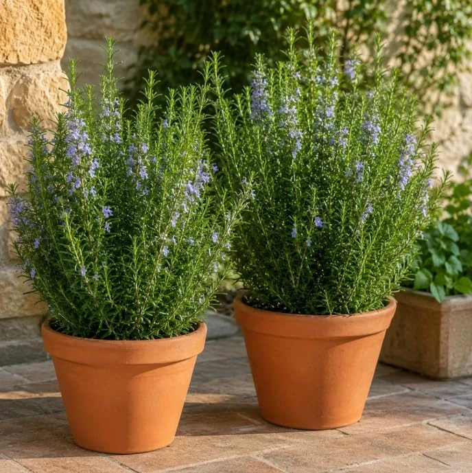 Rosemary Live Plant 2-Pack, 4-6 Inch Tall – Fragrant Herb for Indoor & Outdoor Garden - Image 4