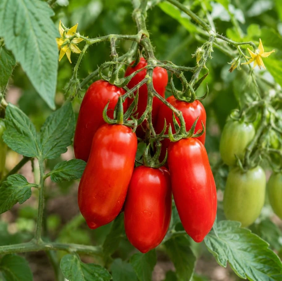 San Marzano Tomato Starter Plant - Live Vegetable Seedling, 4-6 Inches Tall, 4 Inch Pot, Outdoor - Image 4