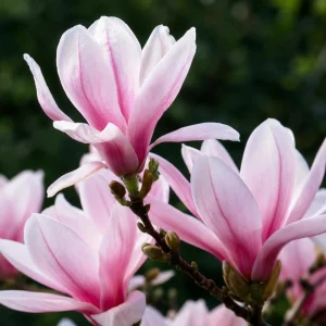 Saucer Magnolia Live Plant Set - 2 Fragrant 5-10" Tall Plants in 2.5" Pots - Image 3