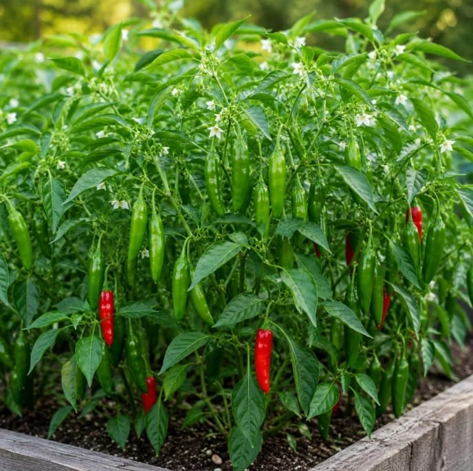 Serrano Pepper Plants Live, 4-6 Inch Tall, Green Red Chili Seedlings, 2-Pack - Image 6