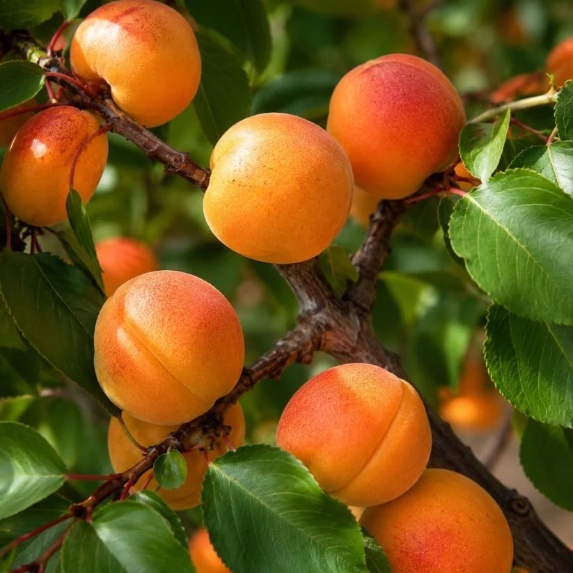 Set of 2 Apricot Trees - 1-2 Ft Tall Bare Root Live Plants for Outdoor Planting - Image 4