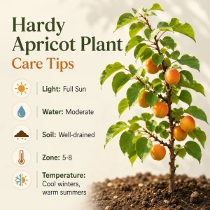 Set of 2 Apricot Trees - 1-2 Ft Tall Bare Root Live Plants for Outdoor Planting - Image 5