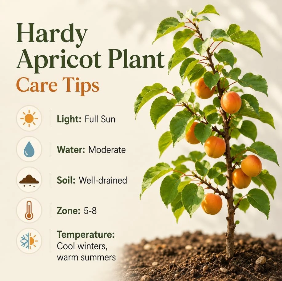 Set of 2 Apricot Trees - 1-2 Ft Tall Bare Root Live Plants for Outdoor Planting - Image 5