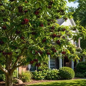 Set of 2 Black Cherry Live Plants - Sweet Fruit Tree, 6-12 Inch Tall, Quart Pot, Outdoor - Image 7