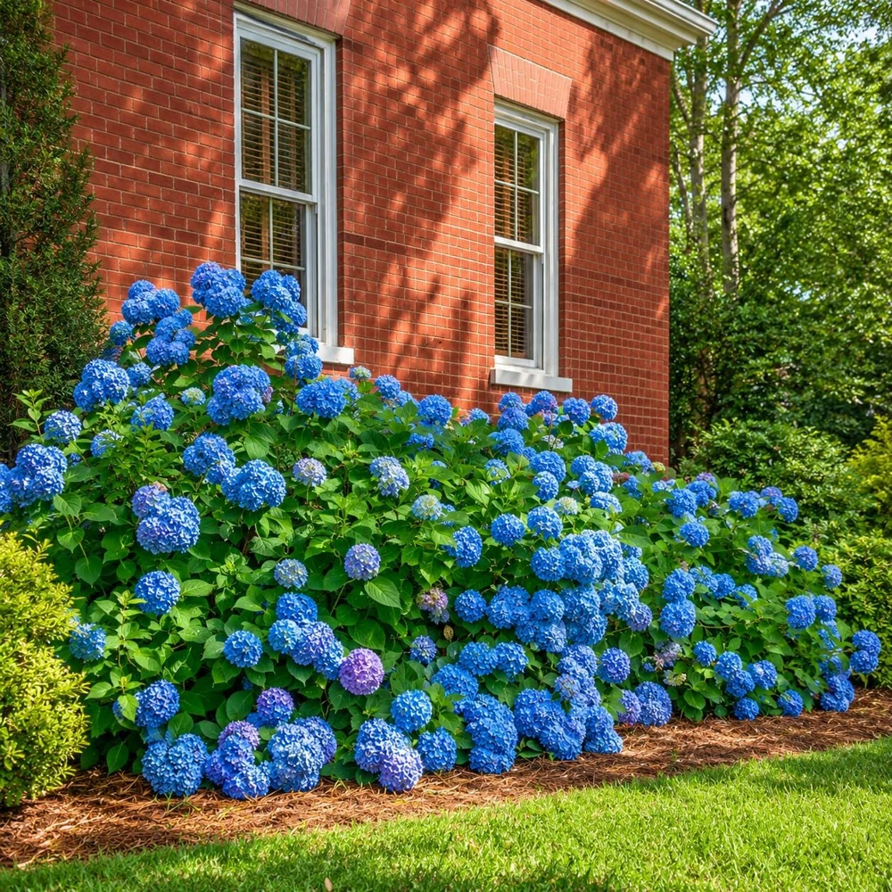 Set of 2 Blue Hydrangea Live Plants - Outdoor Flowering Bushes, 2.5 Inch Pot - Image 6