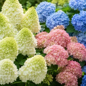 Set of 2 Hydrangea Tree Live Plants - Random Varieties, 5-10 Inch Tall, 2.5 Inch Pot - Image 3