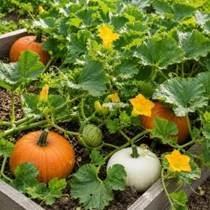 Set of 2 Random Pumpkin Plants Live, Vegetable Garden Pumpkins, 2-4 Inch Tall - Image 7