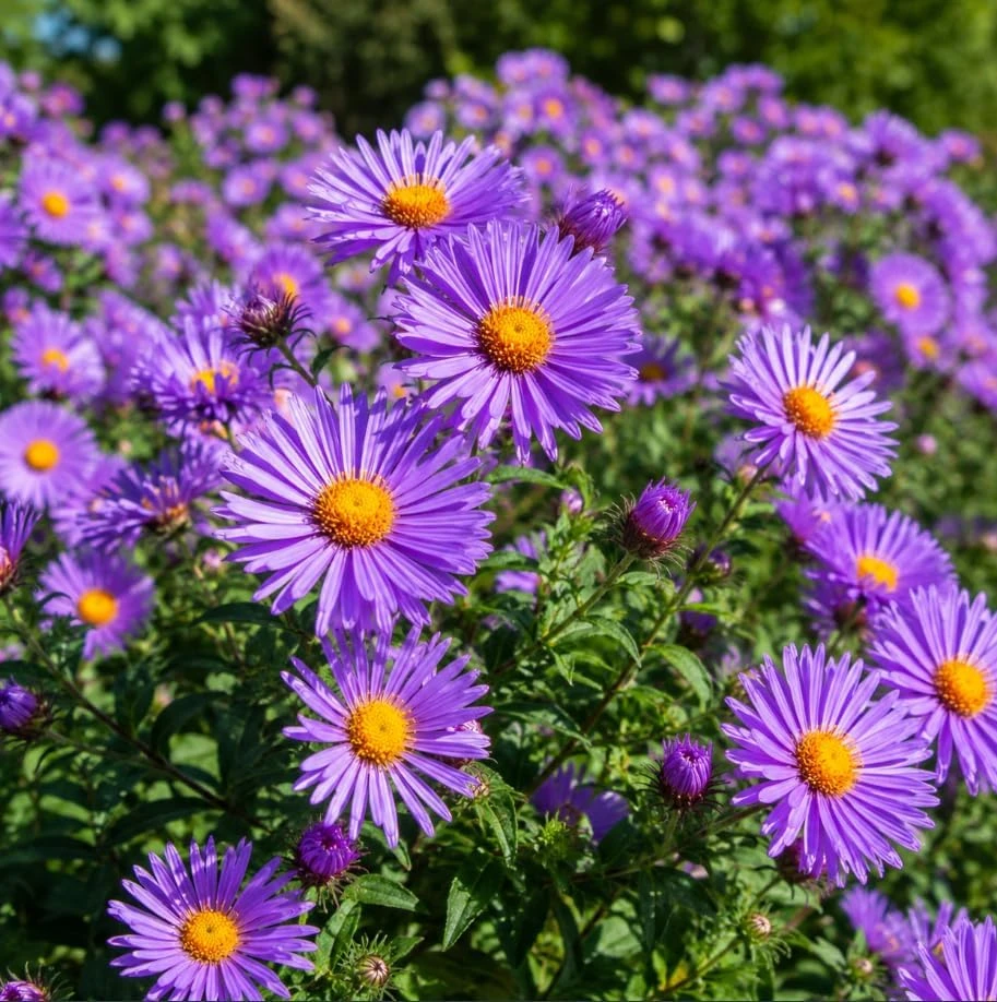 Set of 2 Tahoka Daisy Live Plants, Purple Aster Flower, 3-5 Inch Tall - Image 6