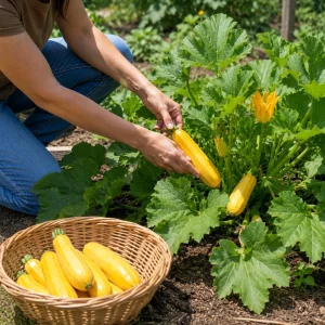 Set of 2 Yellow Summer Squash Live Plants, 4-6 Inch Zucchini Starter Seedlings for Outdoor Garden - Image 8