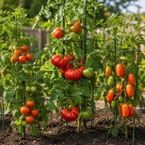 Set of 4 Mix Tomato Live Plants – 3-5 Inch Starter Vegetable Plants in 4 Inch Pots - Image 2