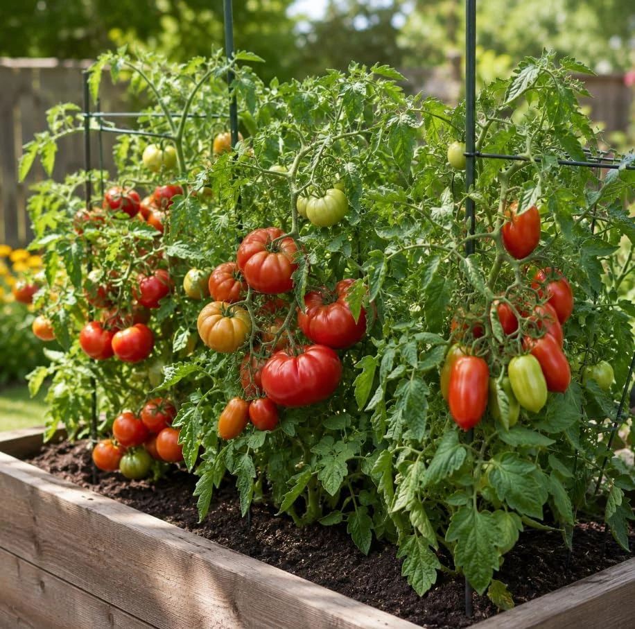 Set of 4 Mix Tomato Live Plants – 3-5 Inch Starter Vegetable Plants in 4 Inch Pots - Image 5