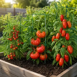 Set of 4 Mixed Tomato Live Plants - 3-5 Inch Seedlings in 4 Inch Pots for Garden - Image 2