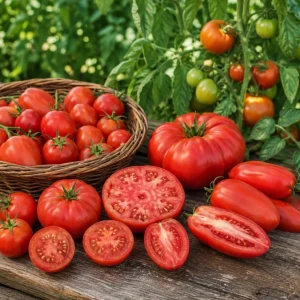 Set of 4 Mixed Tomato Live Plants - 3-5 Inch Seedlings in 4 Inch Pots for Garden - Image 3