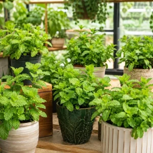 Strawberry Mint Live Plant - 2-4 Inch Tall Fragrant Herb for Garden - Image 5