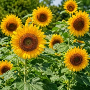 Sunflower Live Plant - Set of 2 Young Seedlings, Yellow Blooms, 2-5 Inch Tall, Potted - Image 5
