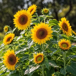 Sunflower Live Plant - Set of 2 Young Seedlings, Yellow Blooms, 2-5 Inch Tall, Potted - Image 6