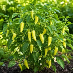Sweet Banana Pepper Live Plant - 2 Seedlings, 4 Inch Pot, 3-5 Inches Tall, Outdoor Garden & Containers - Image 4