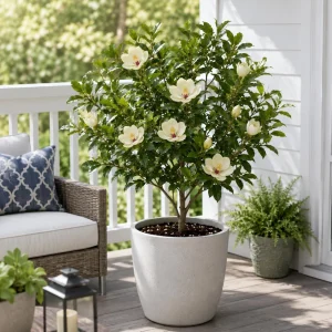 Sweetbay Magnolia Live Plant - Fragrant White Flowers, 6-12 Inch Tall, Quart Pot, Outdoor Tree - Image 5