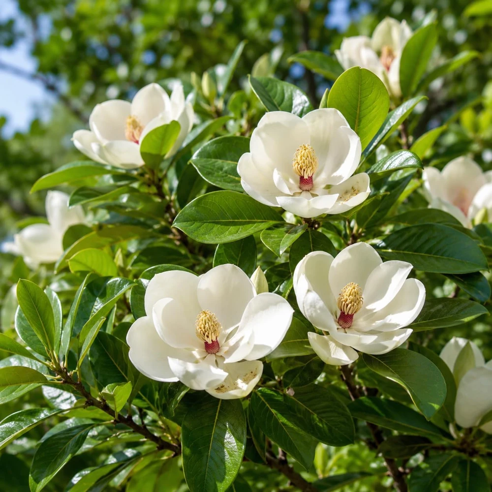 Sweetbay Magnolia Live Plant – Fragrant White Flowers – 6-12 Inch Tall – Quart Pot - Image 6
