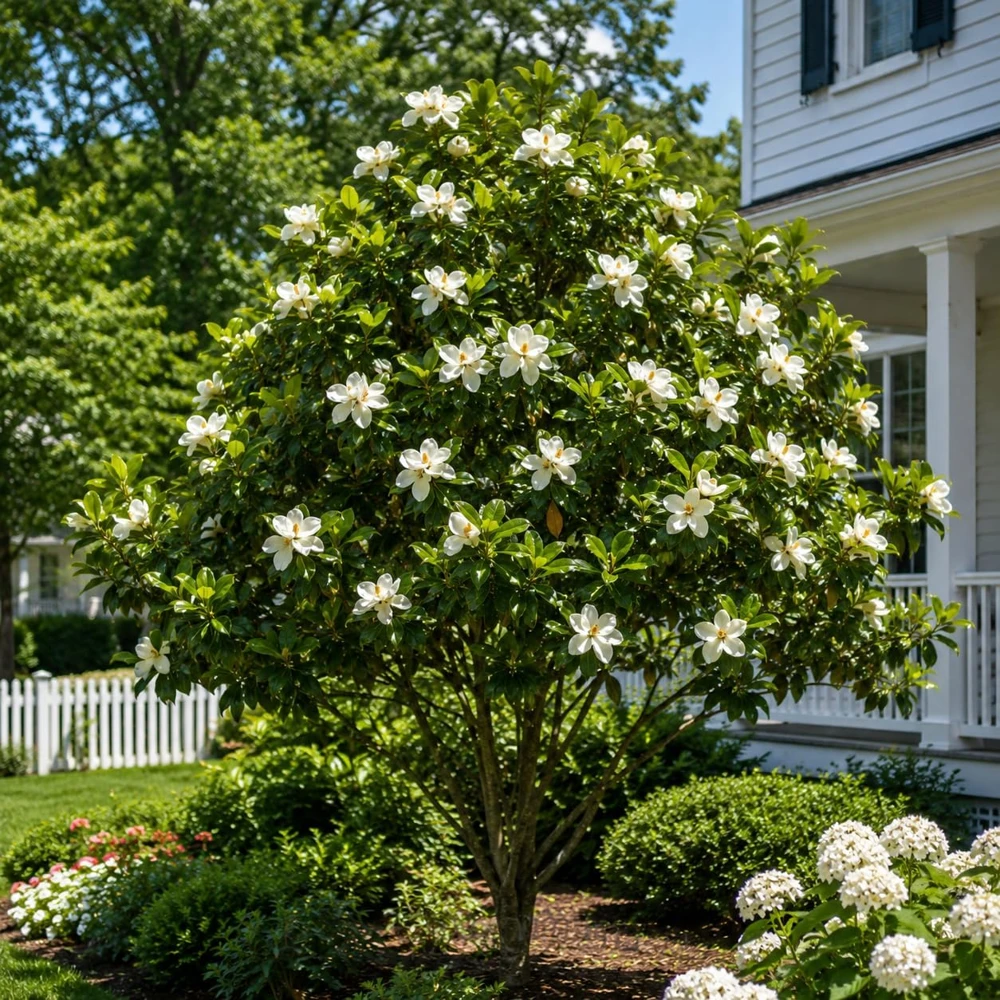 Sweetbay Magnolia Live Plant - Fragrant White Flowers, 6-12 Inch Tall, Quart Pot, Outdoor Tree - Image 7