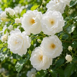 White Climbing Roses Live Plant - Fragrant Perennial Bush - 2-4 Inch Tall - Image 3