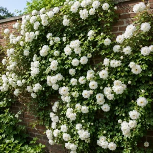 White Climbing Roses Live Plant - Fragrant Perennial Bush - 2-4 Inch Tall - Image 5