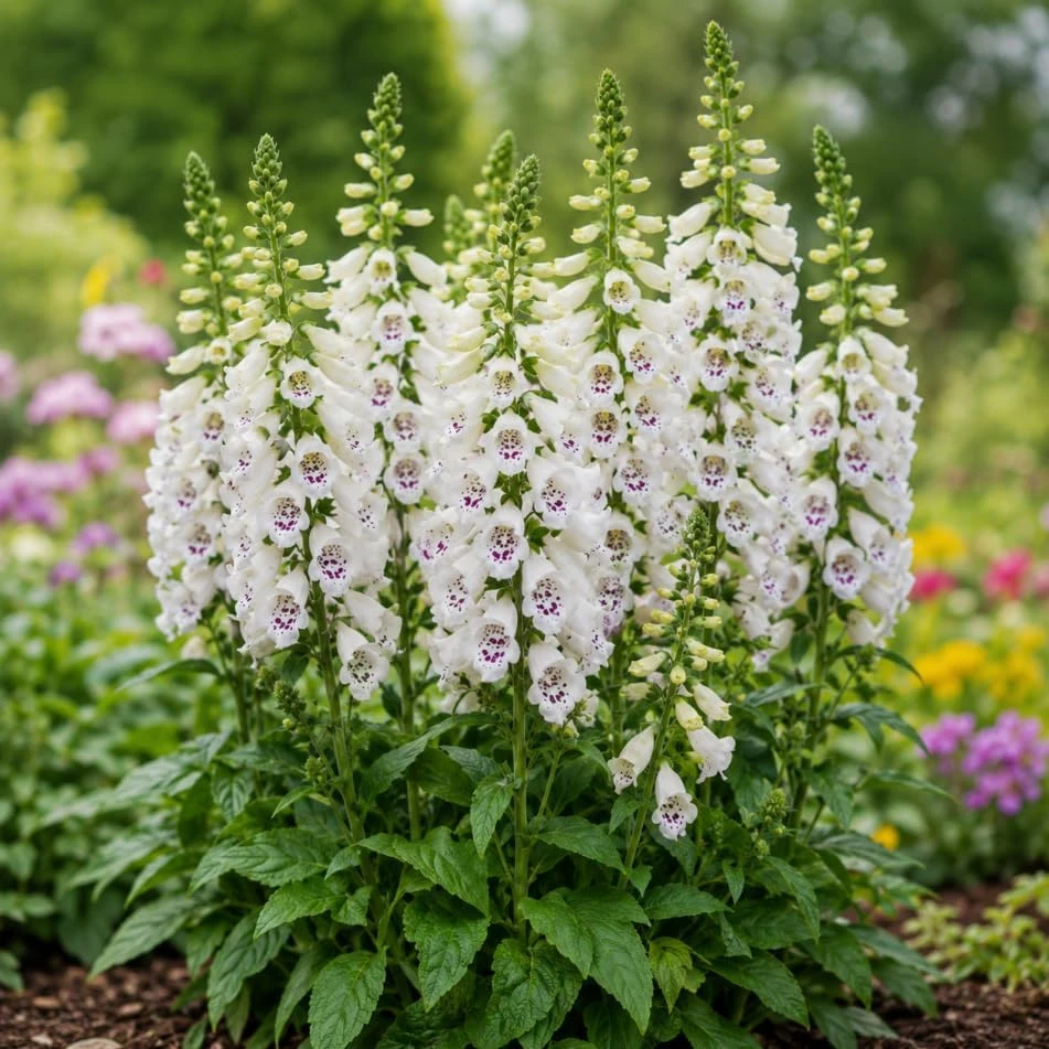 White Foxglove Live Plant - Hardy Perennial, 2-4 Inch Tall, 3 Inch Pot - Image 6