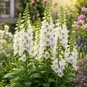 White Foxglove Live Plant - Hardy Perennial, 2-4 Inch Tall, 3 Inch Pot - Image 7