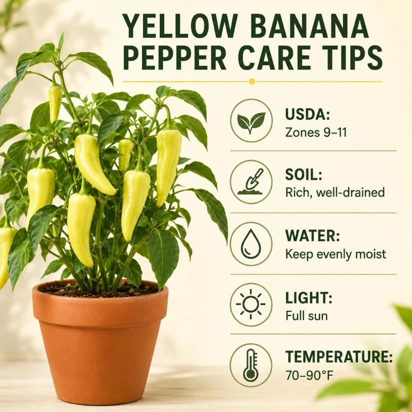 Yellow Banana Pepper Live Plants - 2 Seedlings, 3-5 Inches Tall, 4 Inch Pot, Outdoor Vegetable - Image 5