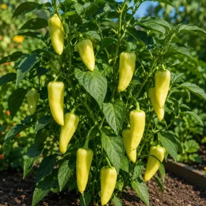 Yellow Banana Pepper Live Plants - 2 Seedlings, 3-5 Inches Tall, 4 Inch Pot, Outdoor Vegetable - Image 6
