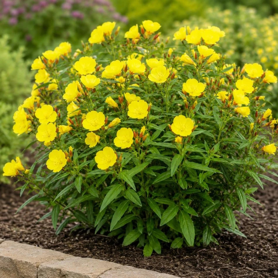 Yellow Evening Primrose Live Plant - 2-4 Inch Tall, 3 Inch Pot - Outdoor Perennial - Image 7
