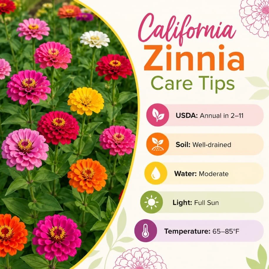 Zinnia Live Plants - 3-5 Inches Tall, 4-Inch Pot, Colorful Flowers - Image 5